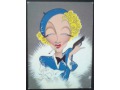 Marlene Dietrich Karykatura Oscar de COSTA