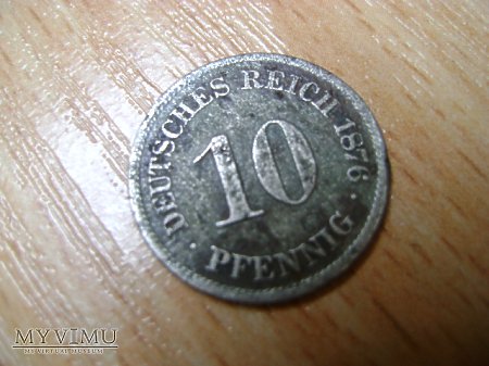10 pfennigów 1876