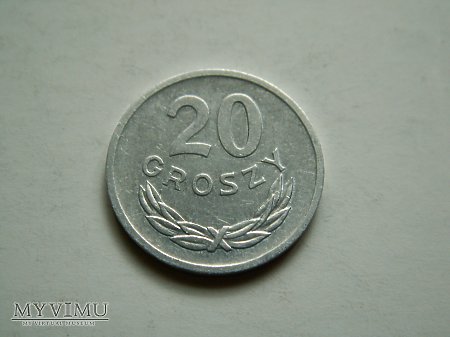 PRL-20 groszy rok 1972