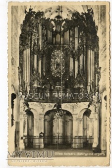 Duże zdjęcie Gdańsk-Oliwa - Katedra - organy - 1950-te