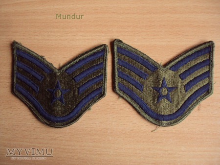 US Air Force: oznaki stopnia - Staff Sergeant