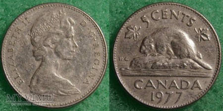 Kanada, 5 CENTS 1977