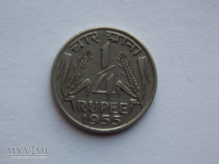 1/4 RUPI 1955-INDIE