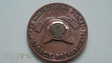 Medal XII Mistrzostw Polski w Sporcie Pożarniczym