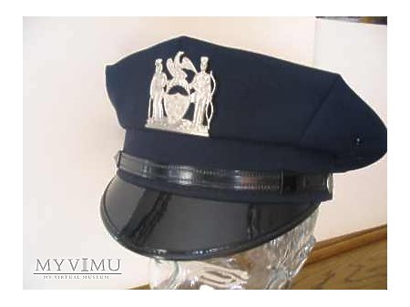 czapka policjanta z Nowego Jorku