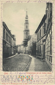 Duże zdjęcie Georgenstrasse mit der Kathol. Kirche
