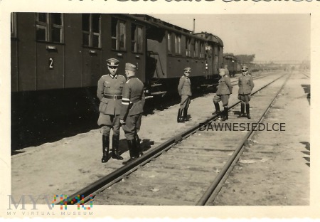 Siedlce - stacja kolejowa 26.08.1941.