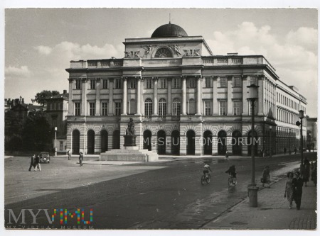 Warszawa - Pałac Staszica - lata 60-te XX w.
