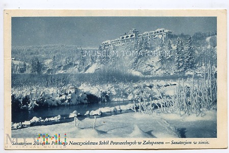 Zakopane. Sanatorium ZNP - lata 30-te XX w.