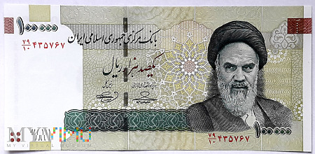 Iran 100 000 riali 2010