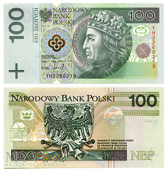 100 złotych 1994 (YH2260219) zastępcza