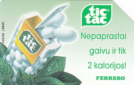Phonecard - Ferrero Tic-Tac