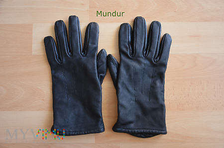 Rękawice skórzane zimowe czarne wz.964/MON