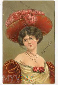 Kobieta w kapeluszu - 1909