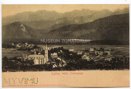 Duże zdjęcie Zakopane - Widok ogólny 1905 r.