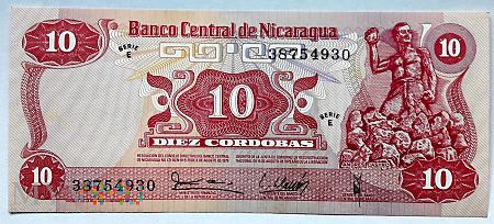 Nikaragua 10 cordobas 1979
