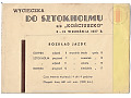 Wycieczka do Sztokholmu SS Kościuszko 8-12.IX.1937