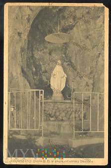 Czorsztyn - Figura Matki Bożej w grocie - lata 50