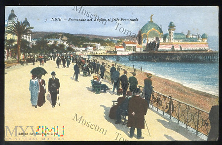 Duże zdjęcie Nicea - Promenada i Jetée-Promenade - 1917