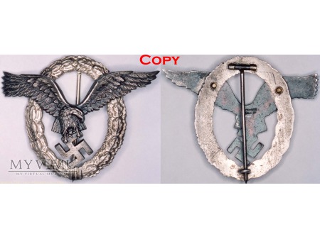 Odznaka Pilota Luftwaffe, Pilot's Badge