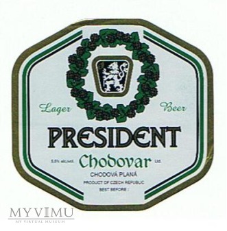 Duże zdjęcie president lager beer