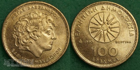 Grecja, 100 Drachm 1990