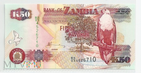 Zambia.6.Aw.50 kwacha.2009.P-37h