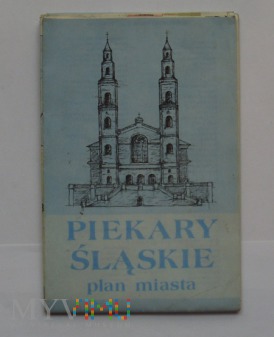 Duże zdjęcie Plan miasta Piekary Śl. z 1990