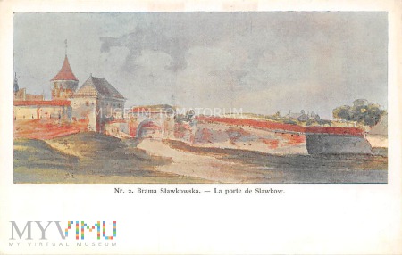 Duże zdjęcie Kraków - 2. Baszta Sławkowska w 1809 roku