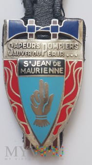 Duże zdjęcie Odznaka SAPEURS POMPIERS SAINT JEAN DE MAURIENNE
