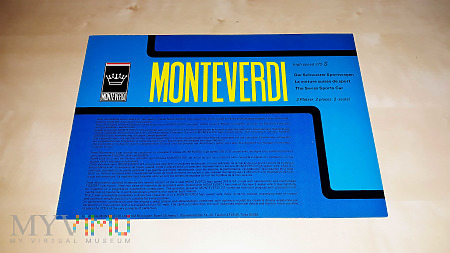 Prospekt Monteverdi High Speed 375S 1969