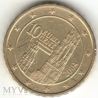 10 EURO CENT 2004
