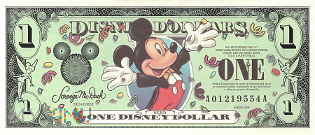 Stany Zjednoczone (Disney World) - 1 dolar (2000)