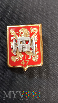 Odznaka 47 Pułku Artylerii - Francja
