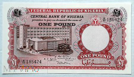 Nigeria 1 funt 1967