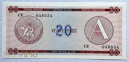 Kuba 20 pesos 1985