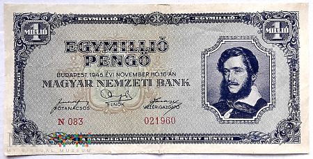 Węgry 1 000 000 pengo 1945