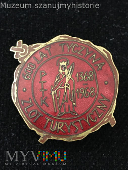 Odznaka 600 lat Tyczyna 1368-1968