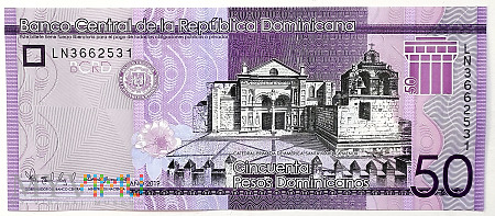 Dominikana 50 pesos 2019
