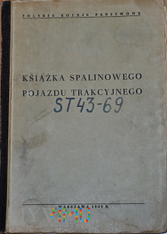 ST43-69 Książka spalinowego pojazdu trakcyjnego