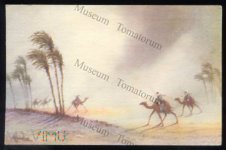 Burza piaskowa na pustyni - 1955