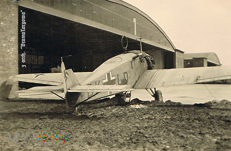 Junkers na elbląskim lotnisku