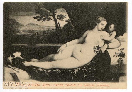 V. Tycjan - Venus z Amorem