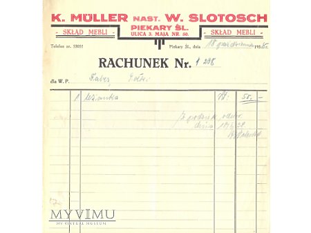 Skład Mebli Muller- Slotosch