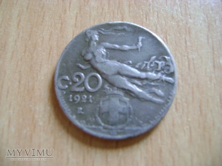 20 centesimi 1921