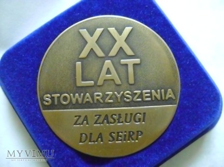 Duże zdjęcie medal XX lat SEiRP