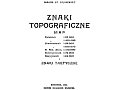 mjr St. Gąsiewicz - Znaki topograficzne map - #001