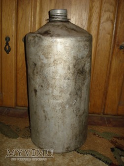 bańka aluminiowa ok 10-15 litrów na olej, paliwo