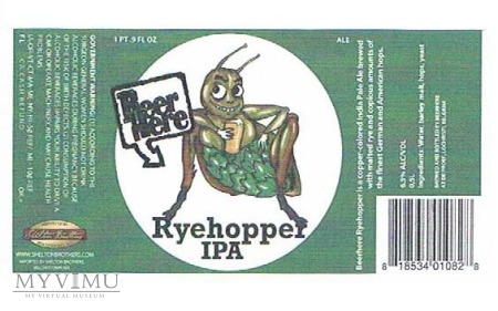 beer here - ryehopper ipa