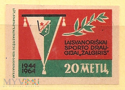 20 lat Žalgiris. 1944-1964.5